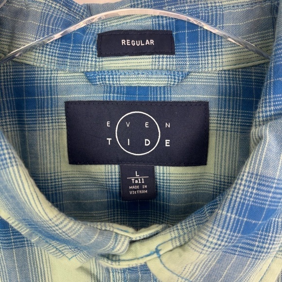 Even Tide NWOT Button Down Cotton Shirt - Picture 4 of 8